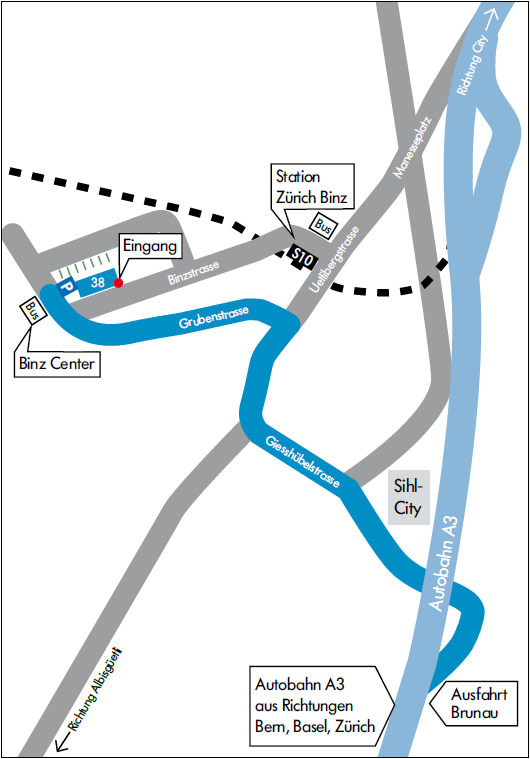 Anfahrtsplan DR BÄHLER DROPA